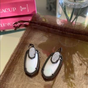 Kendra Scott two tone earrings
